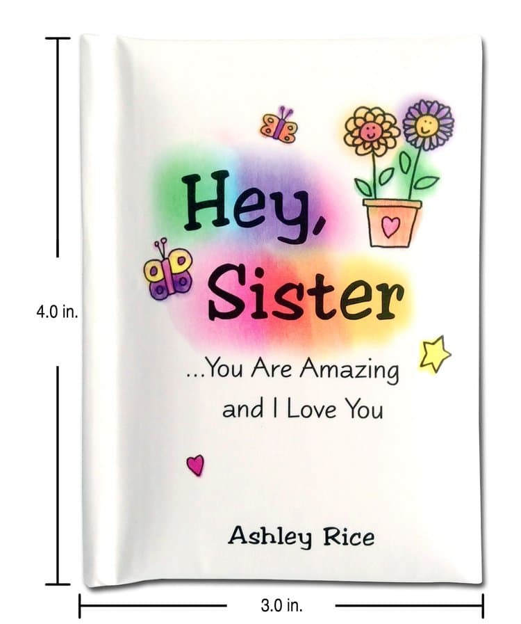 "Hey, Sister" Little Keepsake Book by Ashley Rice Blue Mountain Arts, picture 2