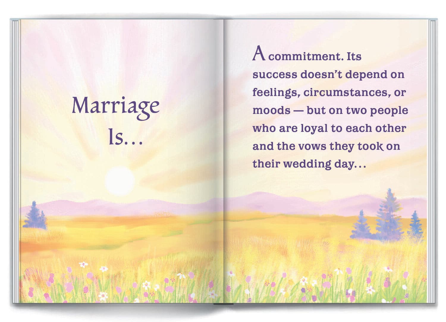 "The Meaning of Marriage" Little Keepsake Book Blue Mountain Arts, picture 4