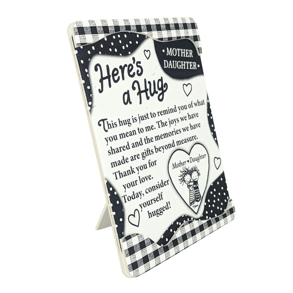 "Here's a Hug / Mother * Daughter” Magnet with Easel Back by Marci, picture 3