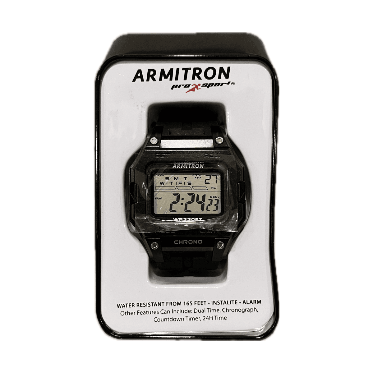 Armitron Pro Sport Men's Silicone Strap Watch