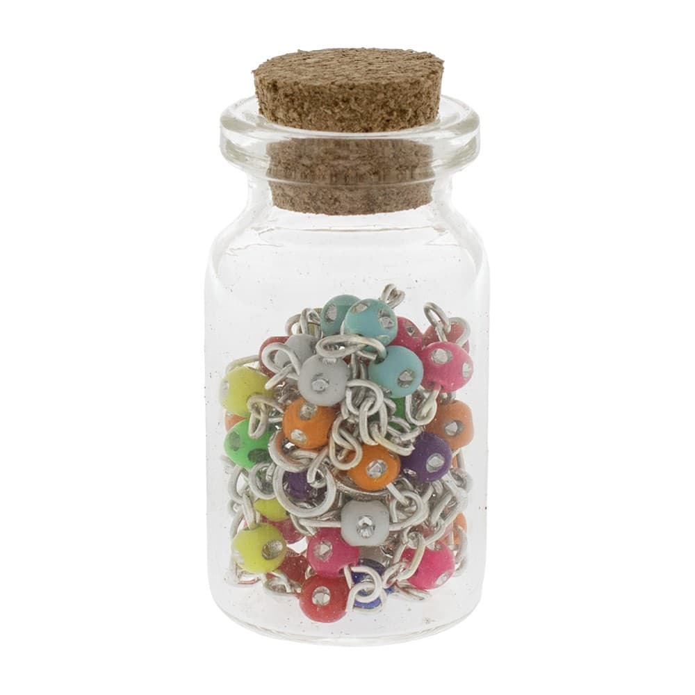 Bottle With Colorful Rosary, picture 2