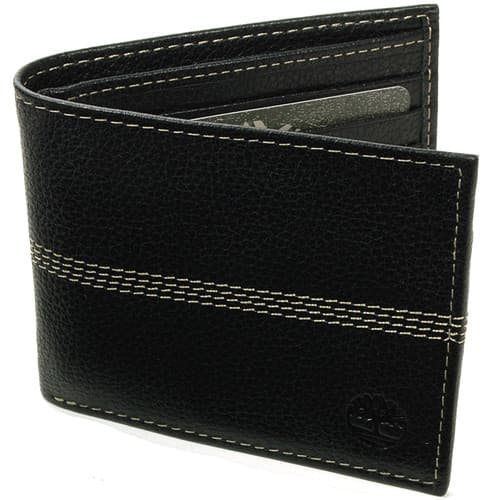 Timberland Genuine Leather Bifold Wallet (Black), picture 3