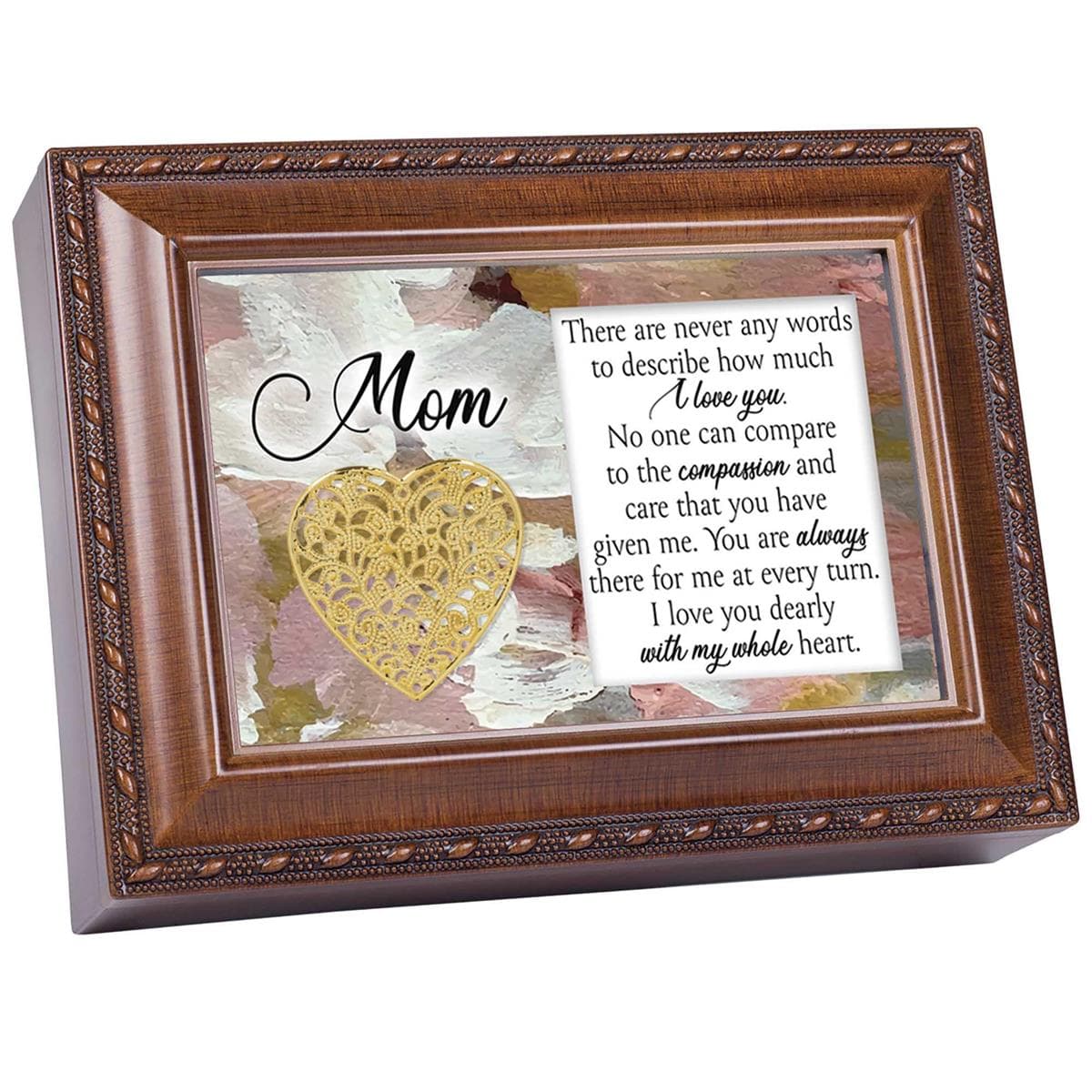 MY LOVE YOU ARE MY WORLD MUSICAL JEWELRY BOX, picture 6