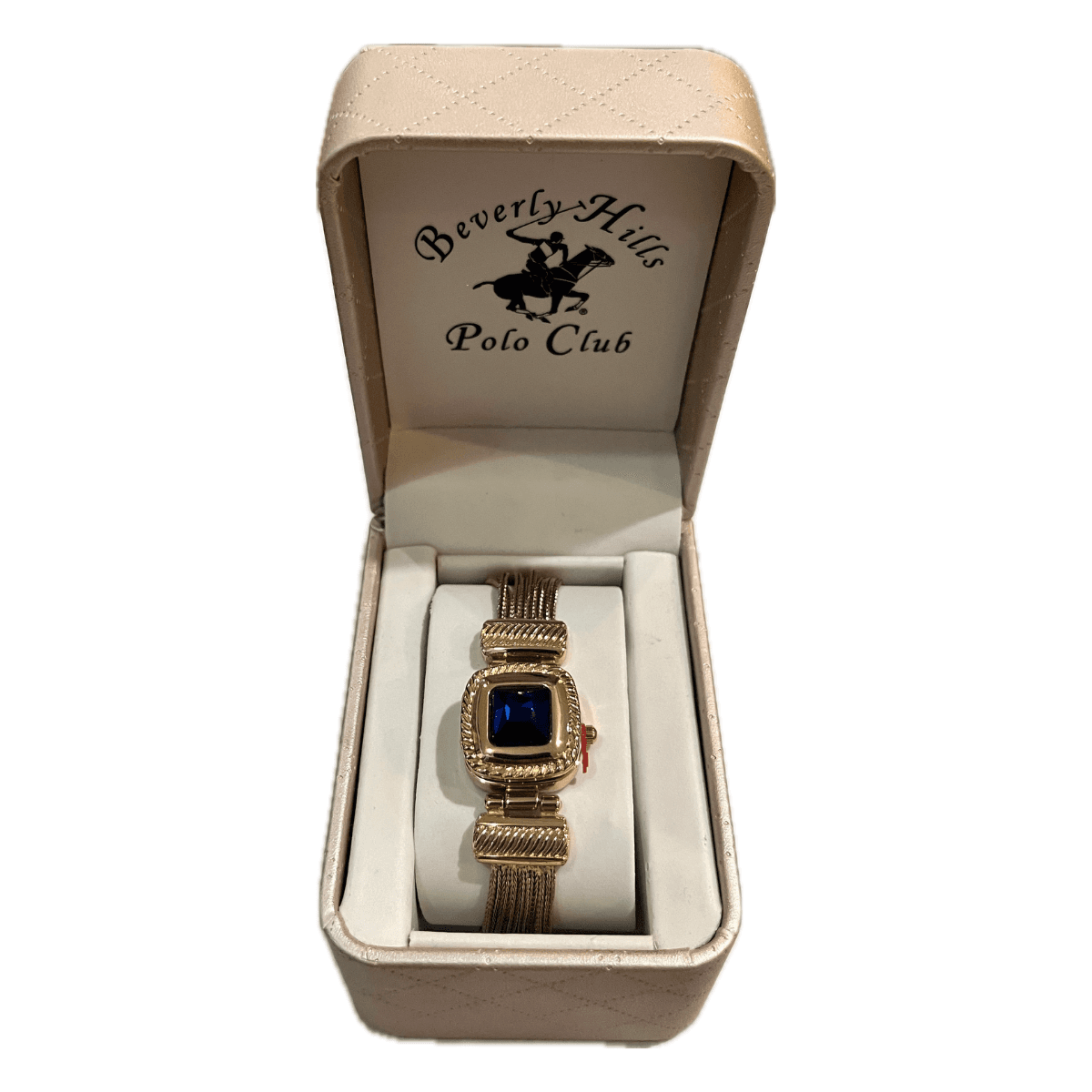 Beverly Hills Polo Club Gold Fibre Band Watch