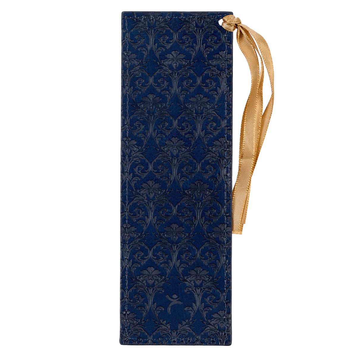 I Know The Plans - Jeremiah 29:11 Floral Trellis Blue Faux Leather Bookmark, picture 2
