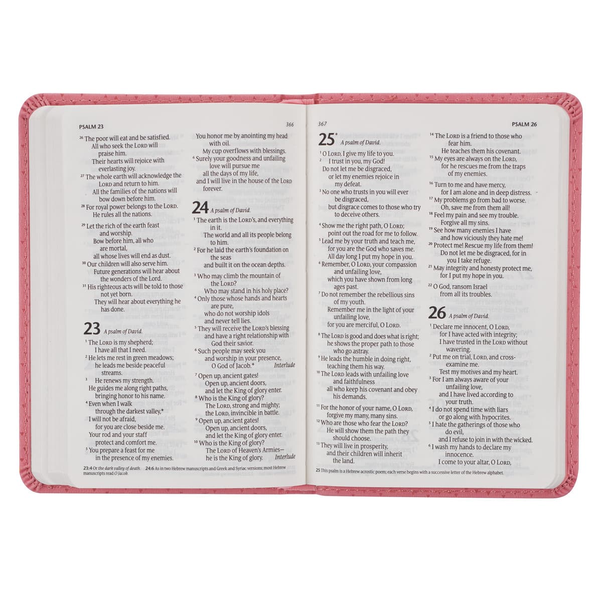 Pink Faux Leather NLT New Testament Keepsake Bible for Girls, picture 7