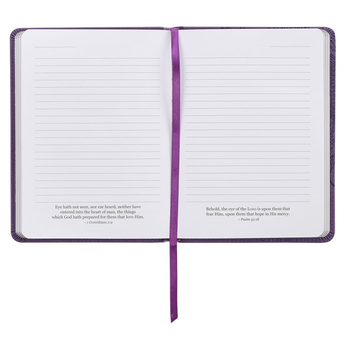 Strength & Dignity - Proverbs 31:25 Purple Sunflower Faux Leather Handy-Sized Journal, picture 5