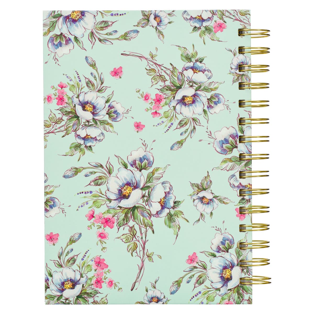 Give Thanks to the Lord - Psalm 107:1 White Lace Wirebound Journal, picture 2