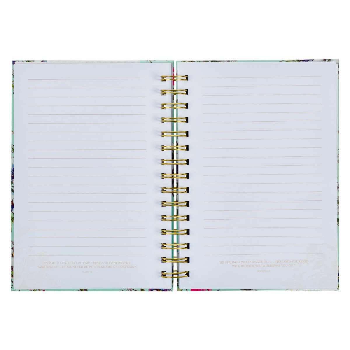 Give Thanks to the Lord - Psalm 107:1 White Lace Wirebound Journal, picture 4