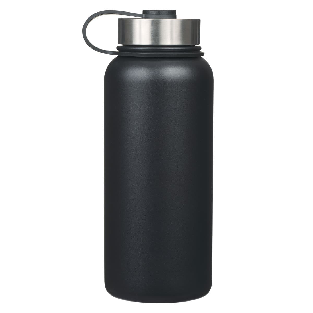 Be Strong - Joshua 1:9 Black Stainless Steel Water Bottle, picture 2
