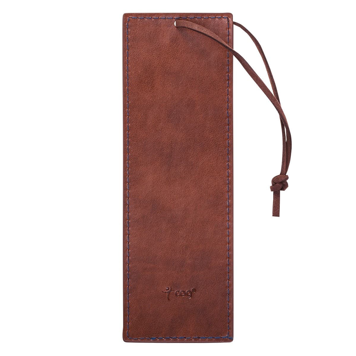Faithful Servant - 2 Chronicles 15:7 Blue Faux Leather Bookmark, picture 2