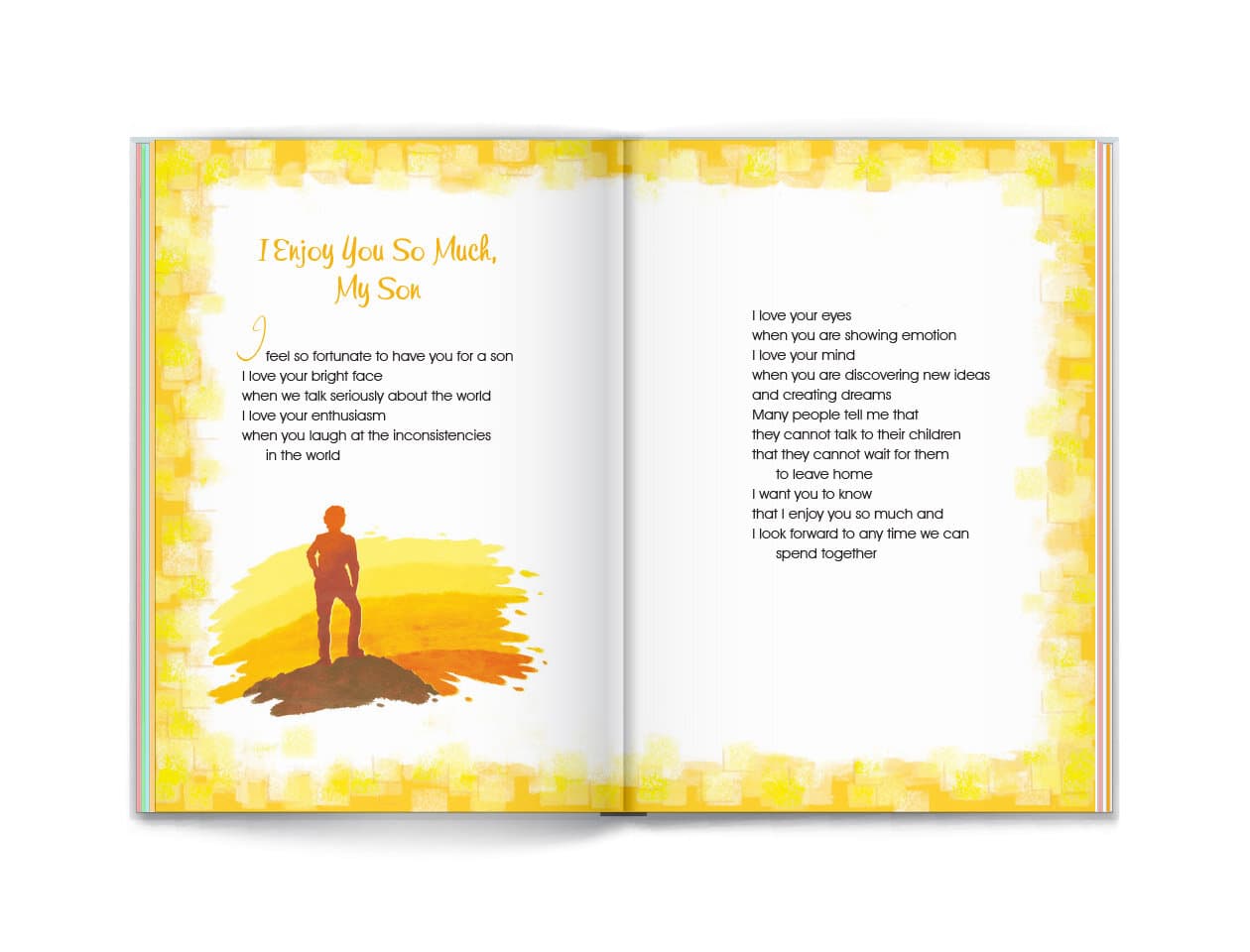 To My Son with Love by Susan Polis Schutz; illustrated by Stephen Schutz, picture 4