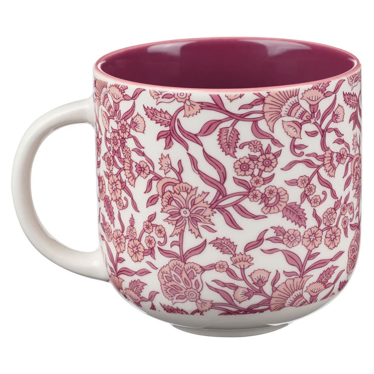 Be Still - Psalm 46:10 Pink Spring Floral Ceramic Coffee Mug, picture 2