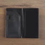 Have Made You Walnut Brown and Brick-red Faux Leather Checkbook Wallet, picture 3