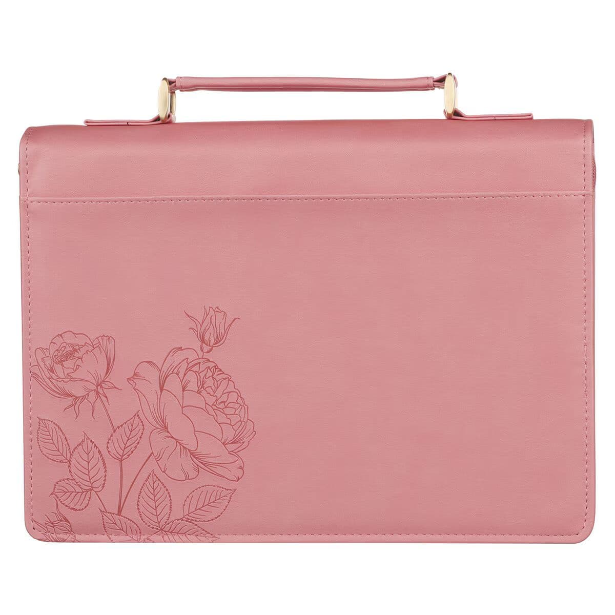 Plans Pink Bouquet Faux Leather Fashion Bible Case, picture 2