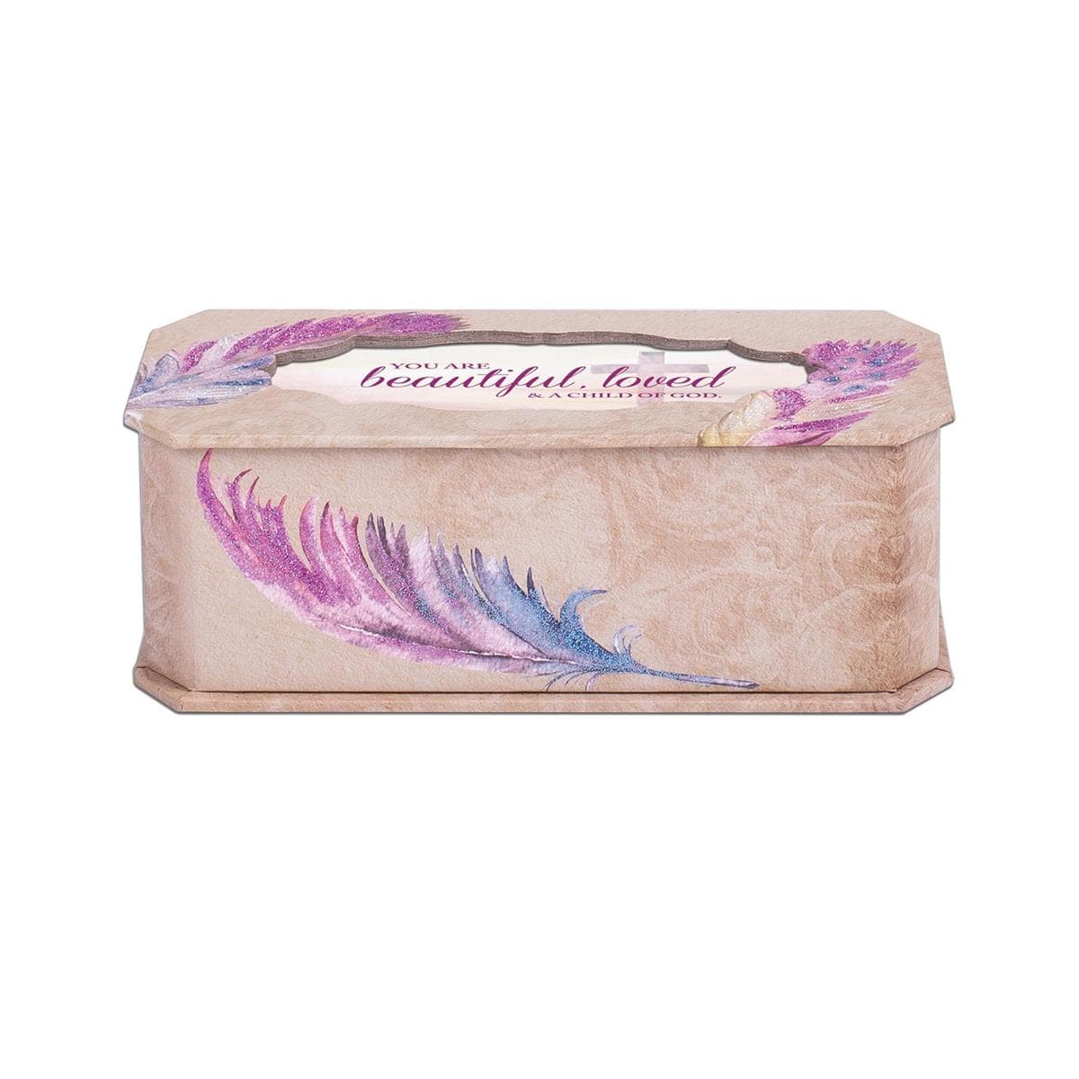 You are Beautiful Loved And A Child Of God Musical Jewelery Box, picture 4
