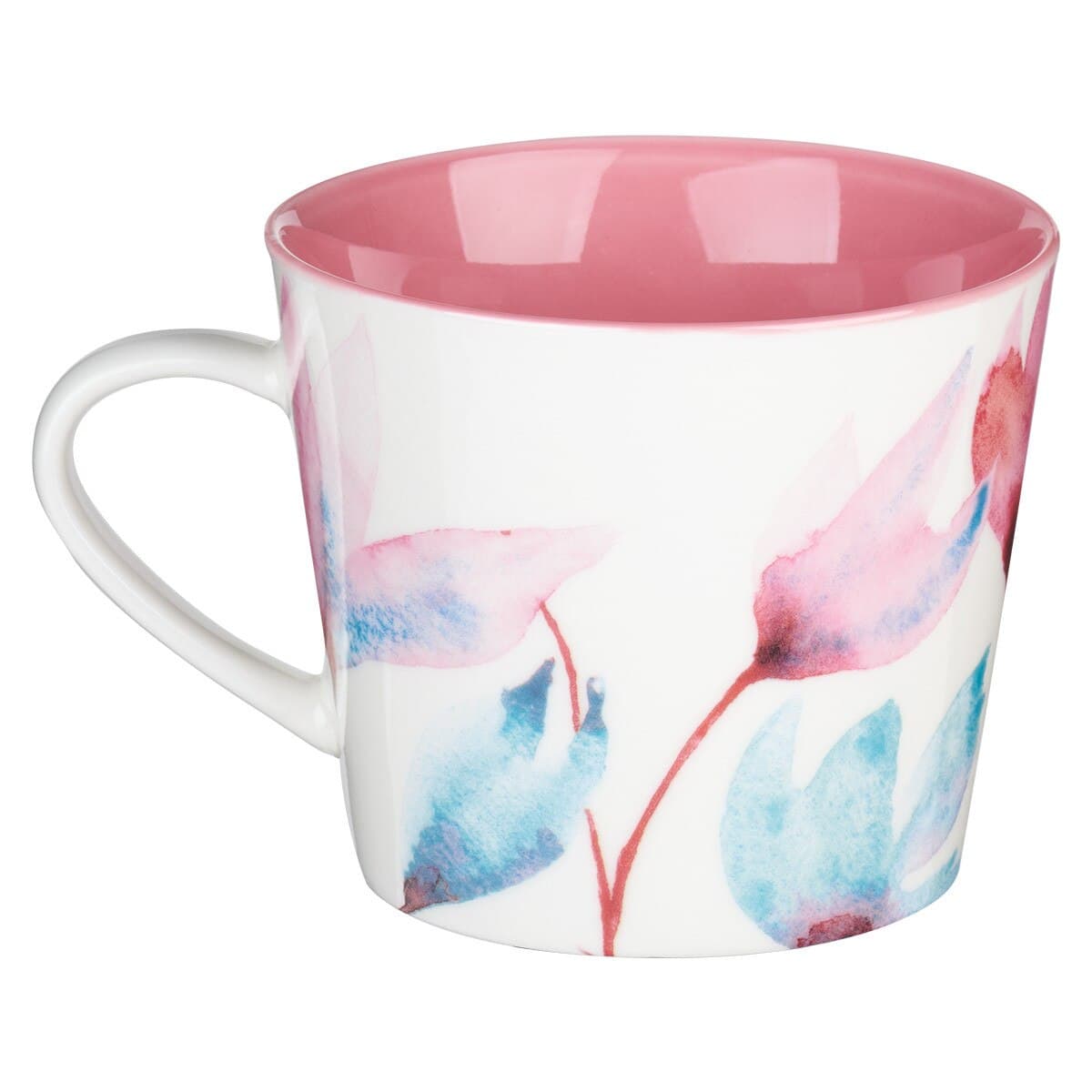 Make Every Day Count Pink Petals Ceramic Coffee Mug, picture 2