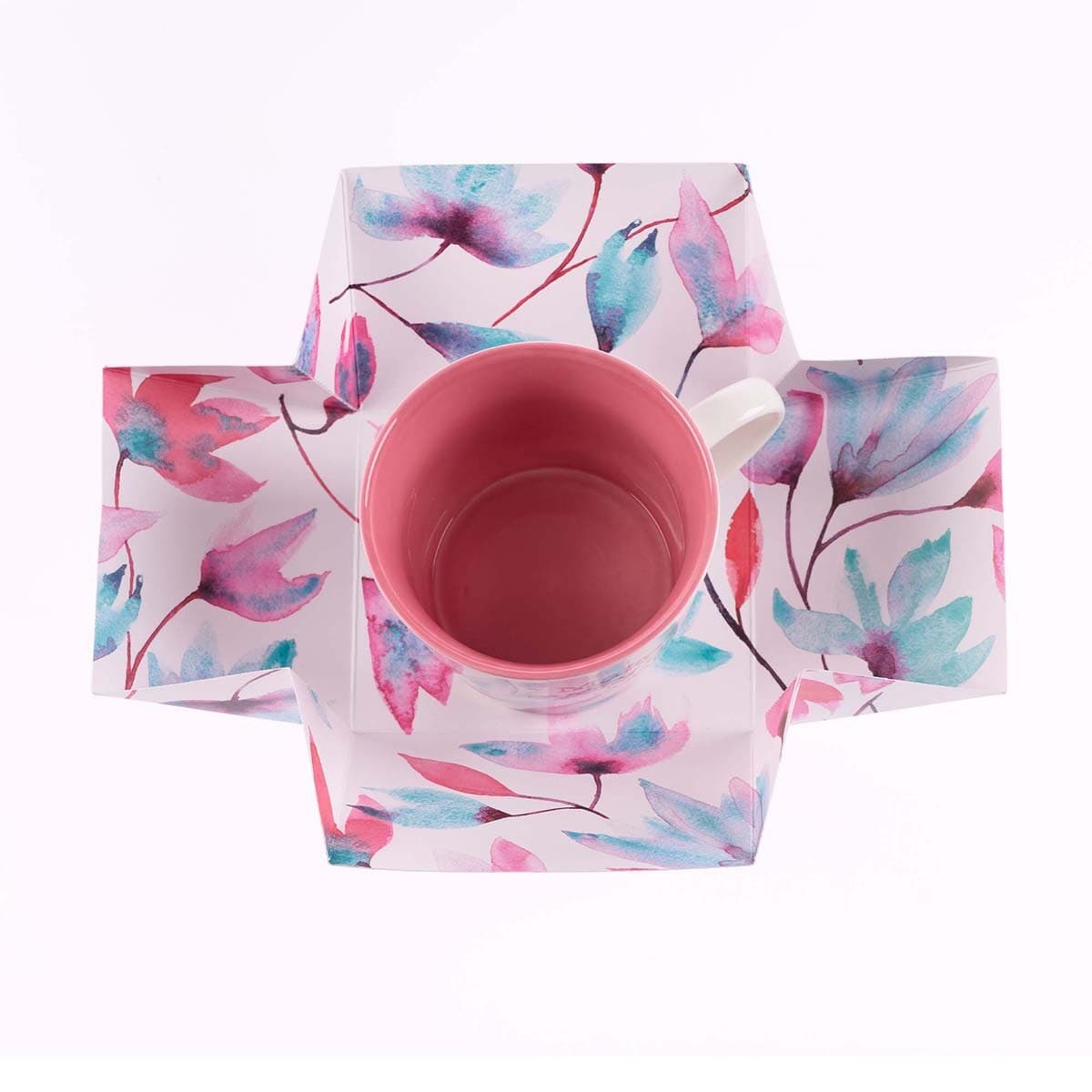Make Every Day Count Pink Petals Ceramic Coffee Mug, picture 4