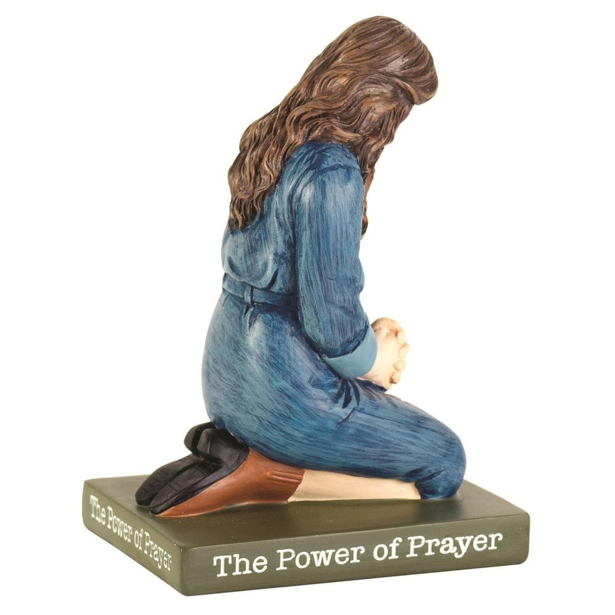 I Said Prayer You Praying Woman Figurine, picture 2