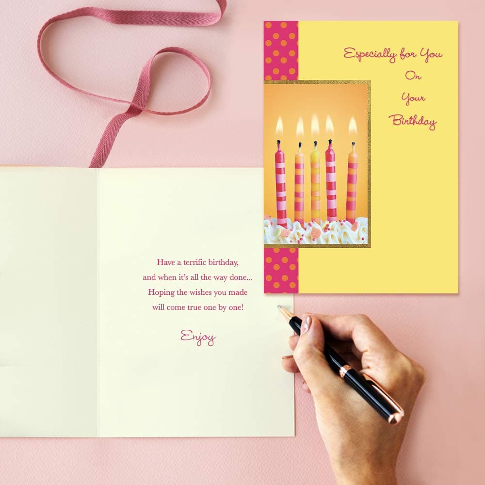 Birthday Greeting Card Assortment, Box of 12 Cards and 13 Colored Envelopes, picture 6