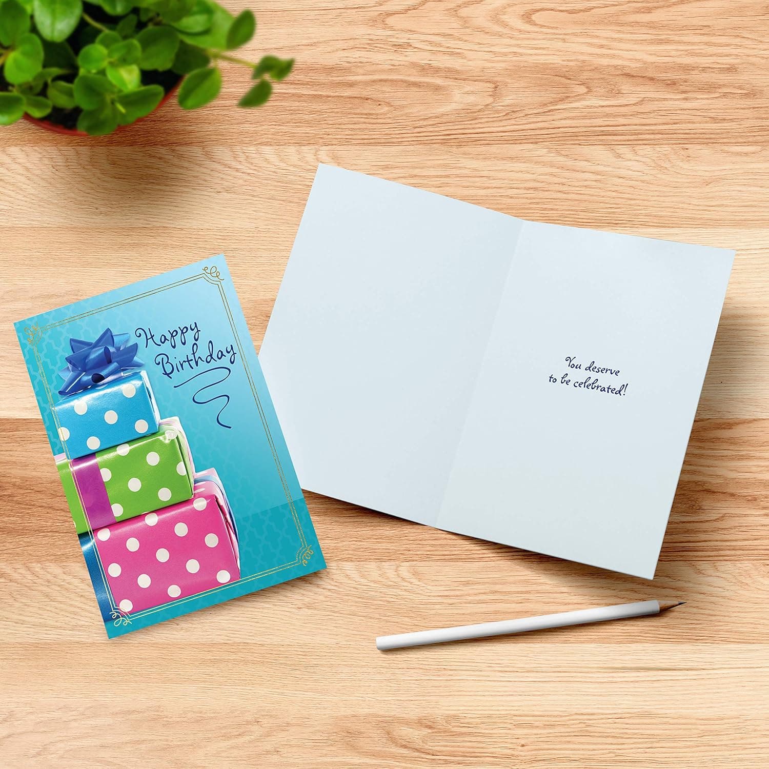 Birthday Greeting Card Assortment, Box of 12 Cards and 13 Colored Envelopes, picture 4