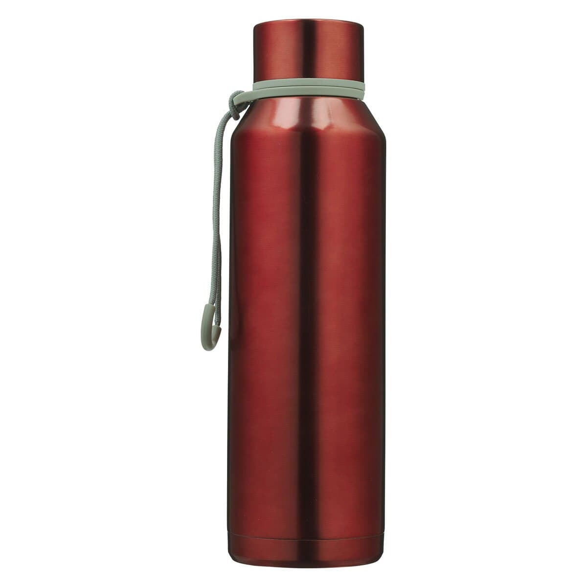 Trust - Proverbs 3:5 Metallic Pomegranate Red Stainless Steel Water Bottle, picture 2