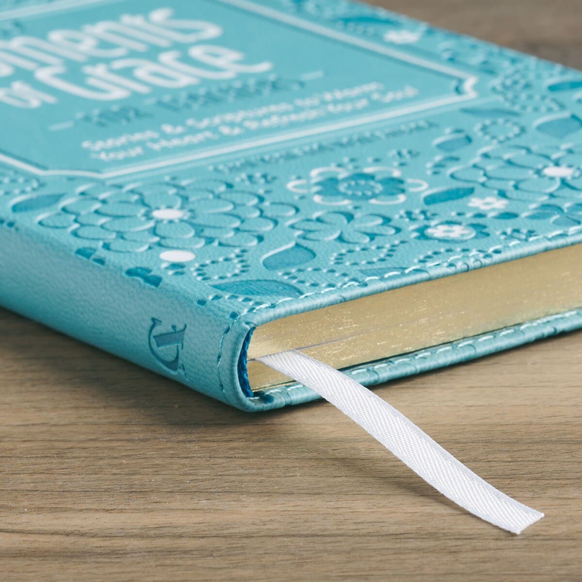 Moments of Grace for Teachers: Stories & Scriptures Blue Faux Leather Gift Book, picture 7