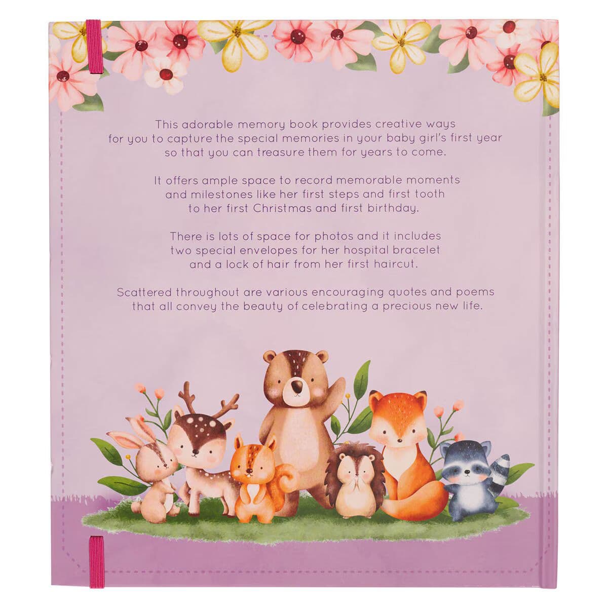 My First Year Hardcover Memory Book for Baby Girls, picture 2