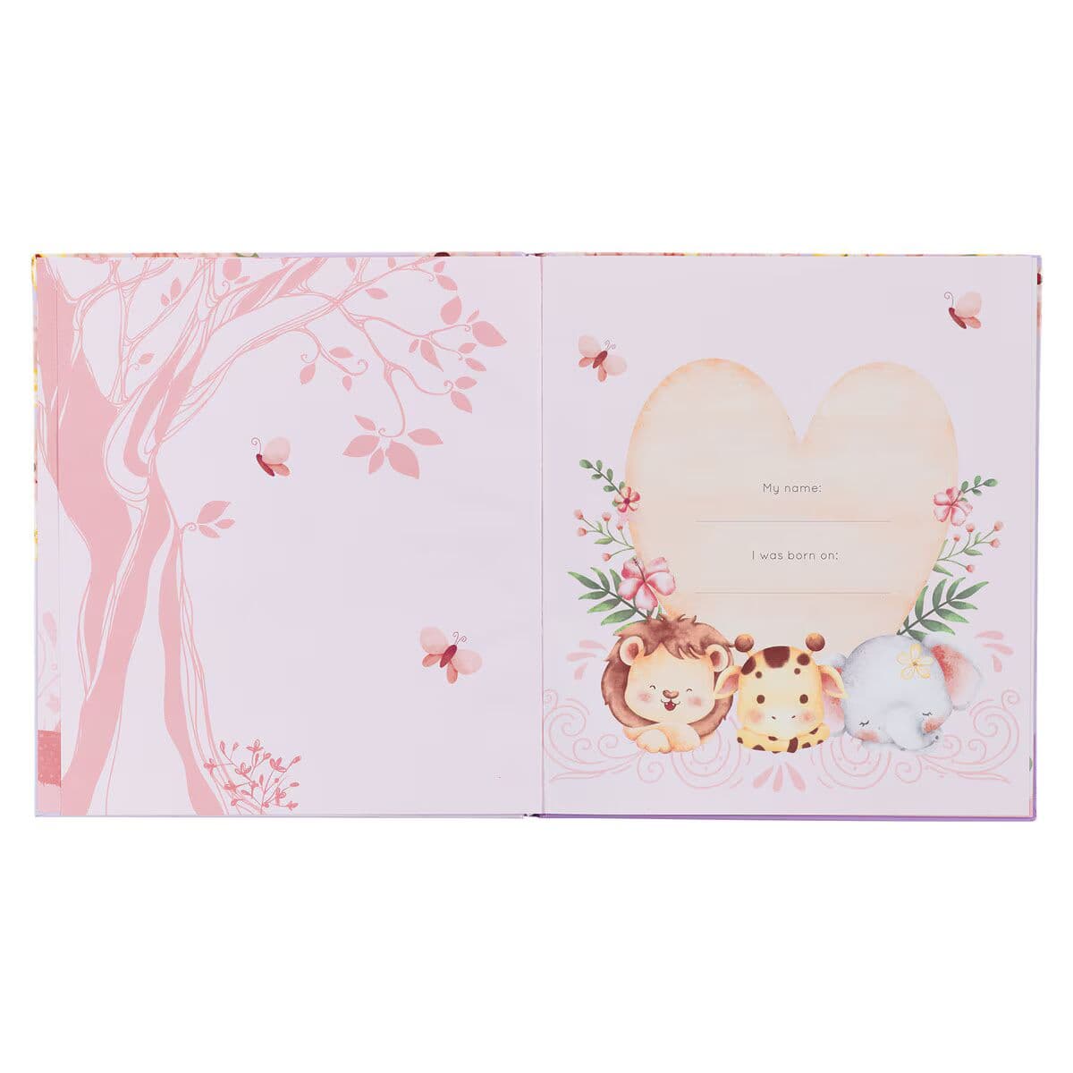 My First Year Hardcover Memory Book for Baby Girls, picture 3