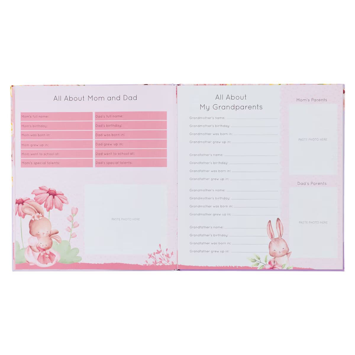 My First Year Hardcover Memory Book for Baby Girls, picture 4