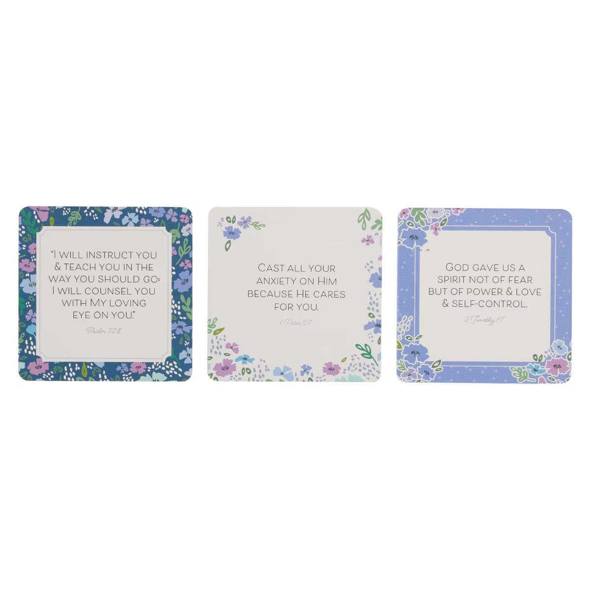 101 Bible Verses For Teachers Purple Scripture Cards in a Tin, picture 3