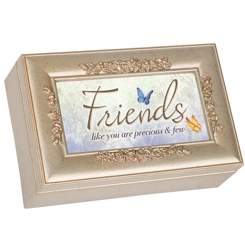 FRIENDS LIKE YOU ARE PRECIOUS MUSICAL JEWELRY BOX