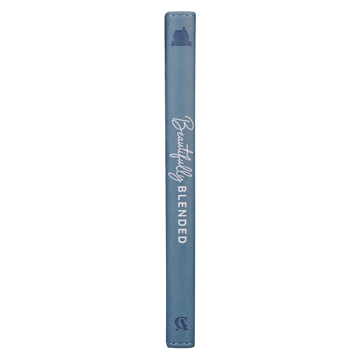 Beautifully Blended Blue Faux Leather Daily Devotional for Couples, picture 9