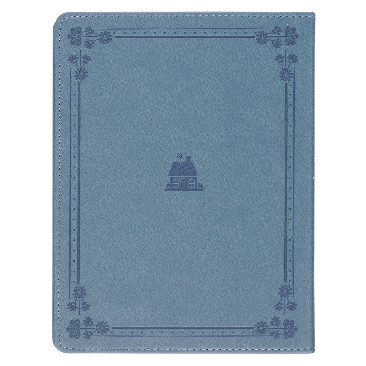 Beautifully Blended Blue Faux Leather Daily Devotional for Couples, picture 2