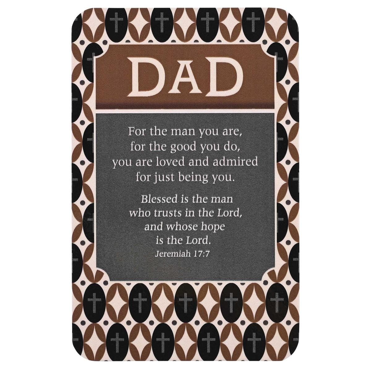 Dad Blessed Is The Man Pocketcard