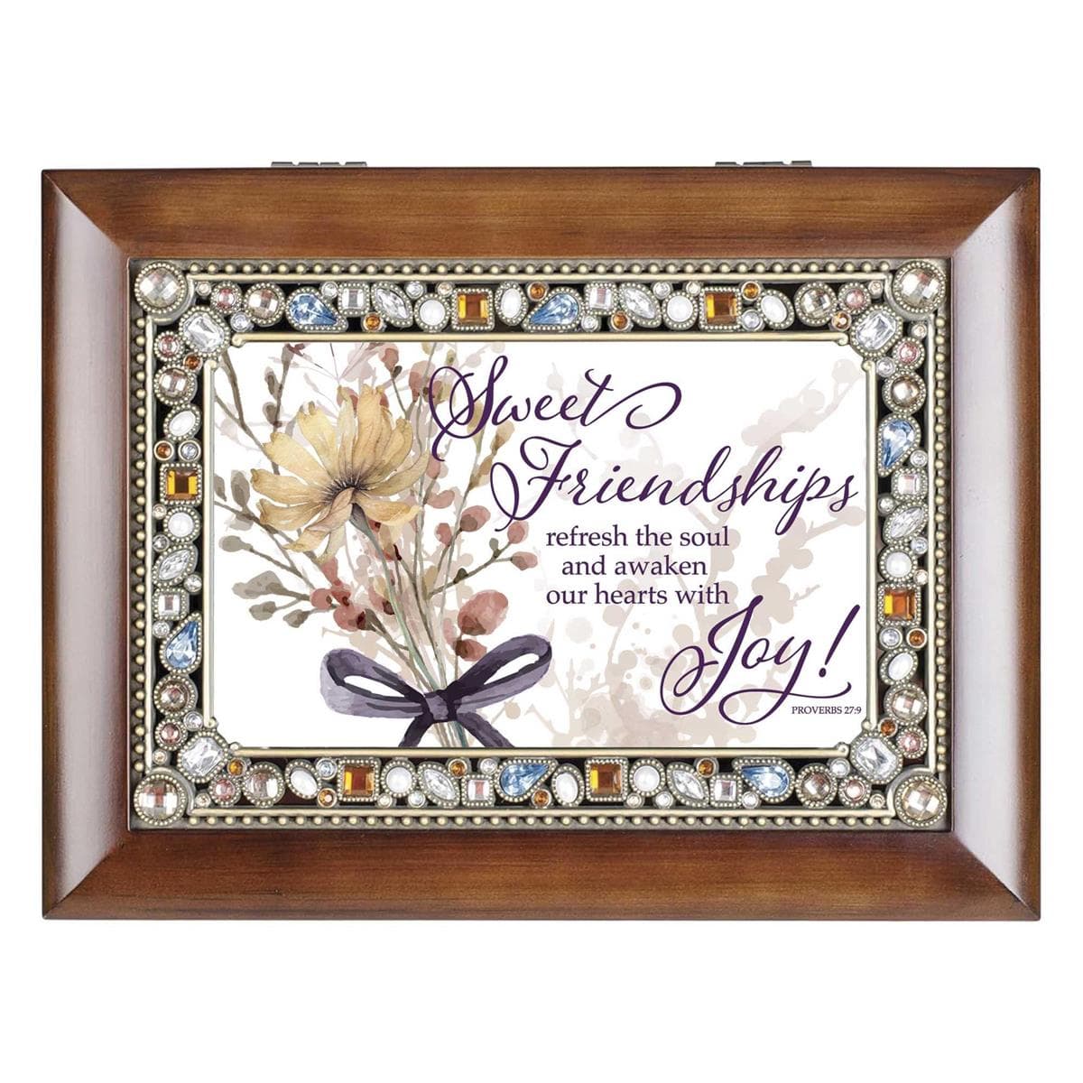 Sweet Friendships Prov. 27:9 Music Box, picture 2