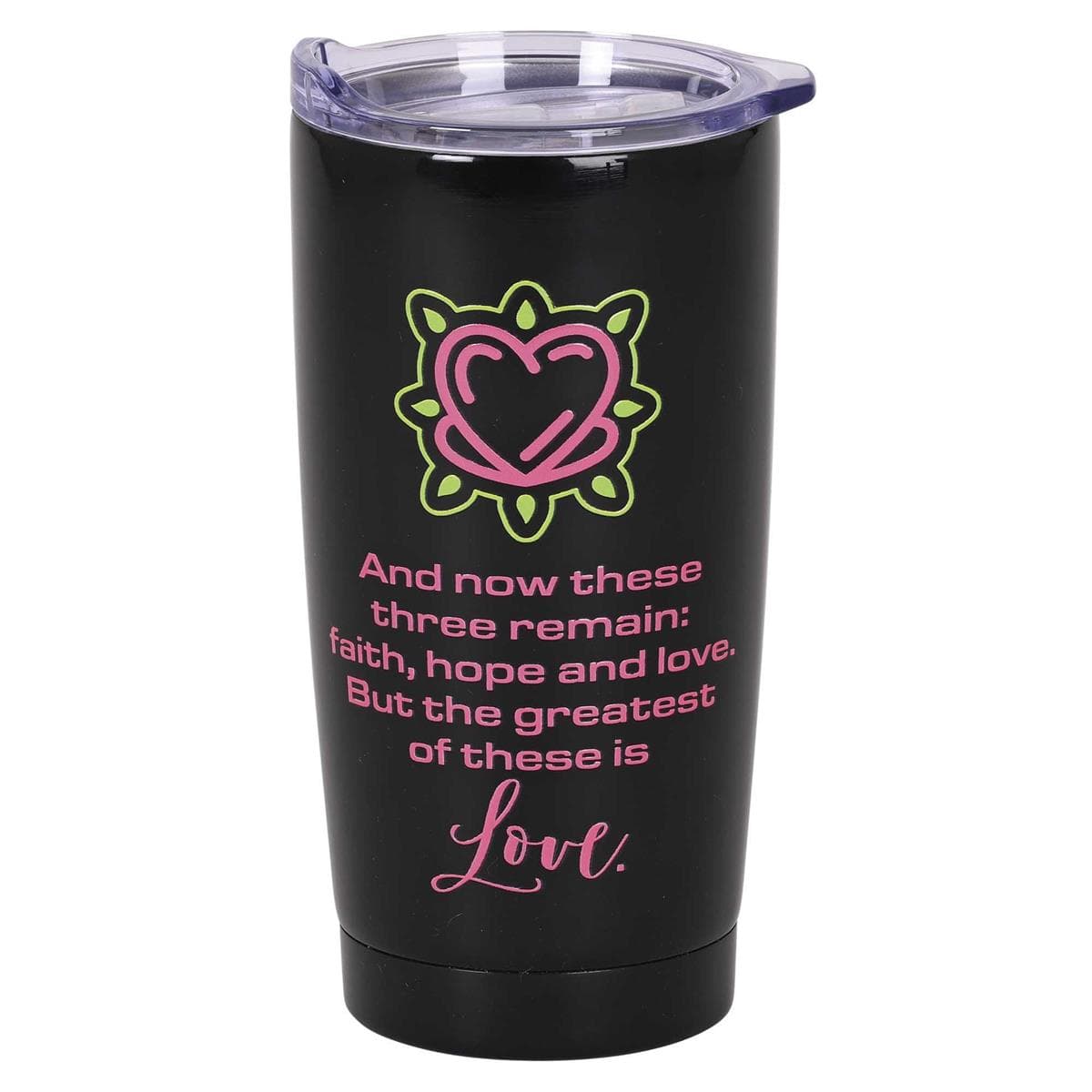 Heart Love 1 Cor. 13:13 20 Oz Tumbler, picture 2