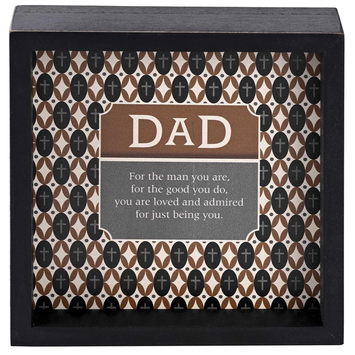 Dad Man Of God 6"H 2 Sided Tabletop Art, picture 2