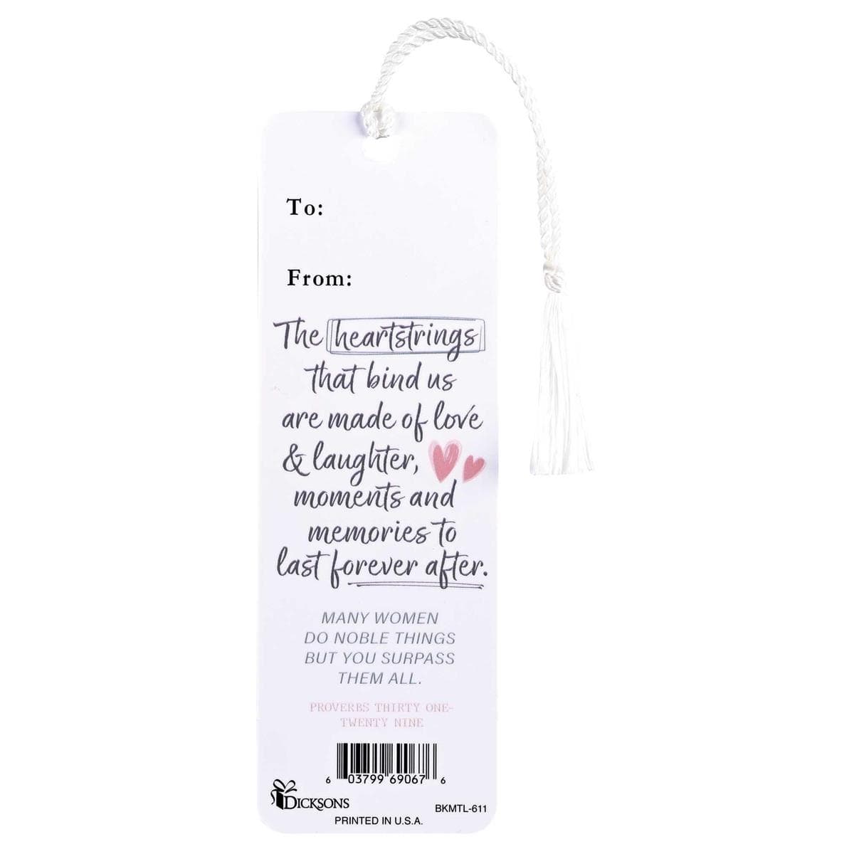 Mom Proverbs 31 Floral Tassel Bookmark, picture 2
