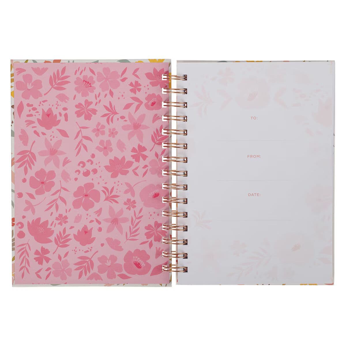 World's Greatest Mom Whimsical Floral Spiral-Journal, picture 3