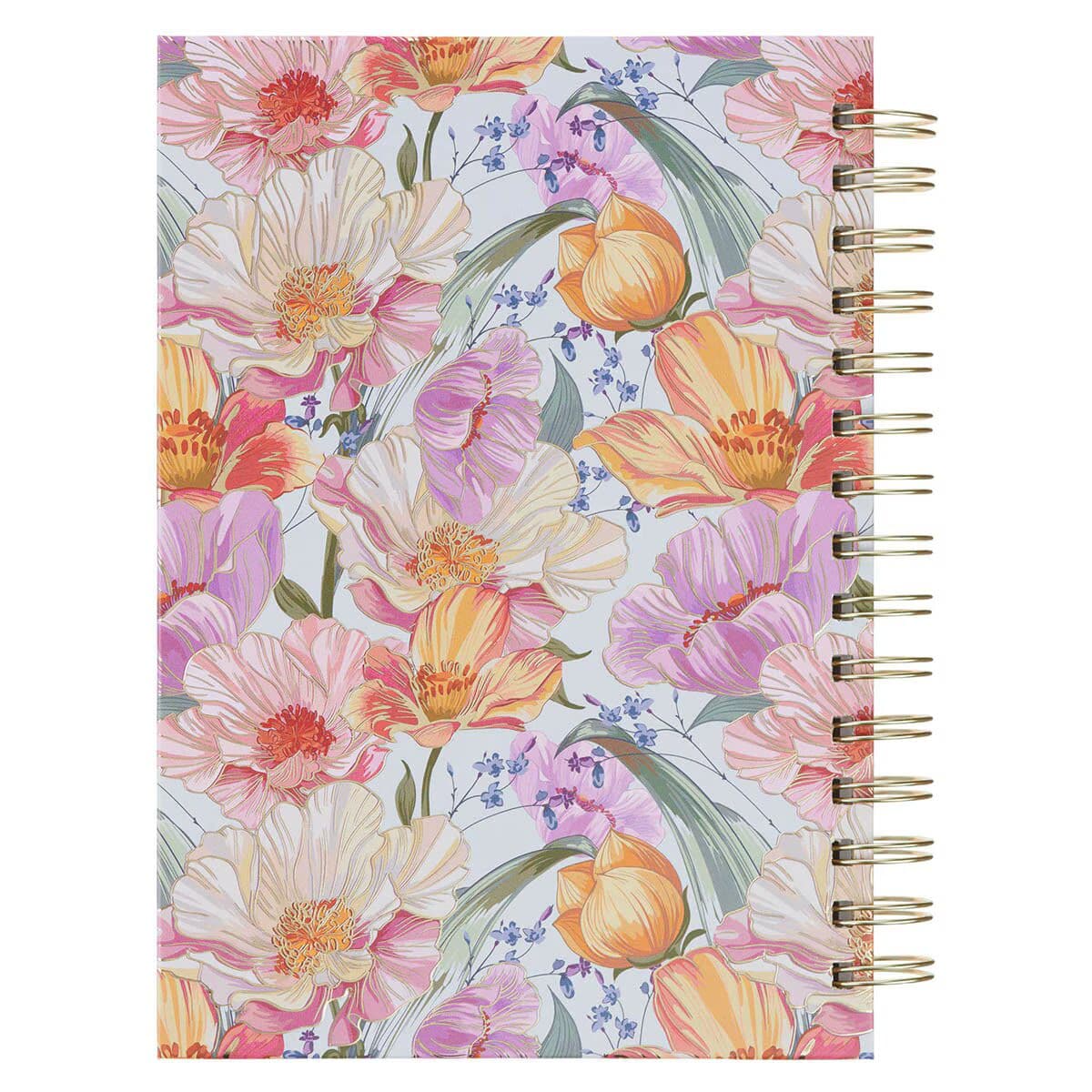 I Know the Plans Jeremiah 29:11 Bright Floral Spiral Journal, picture 2
