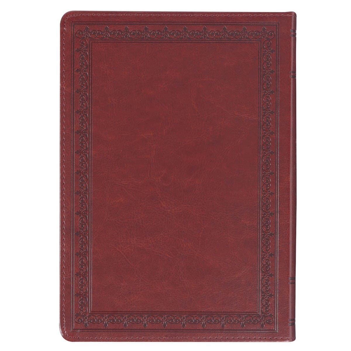 Saddle Tan Faux Leather NLT Everyday Devotional Bible for Men, picture 2