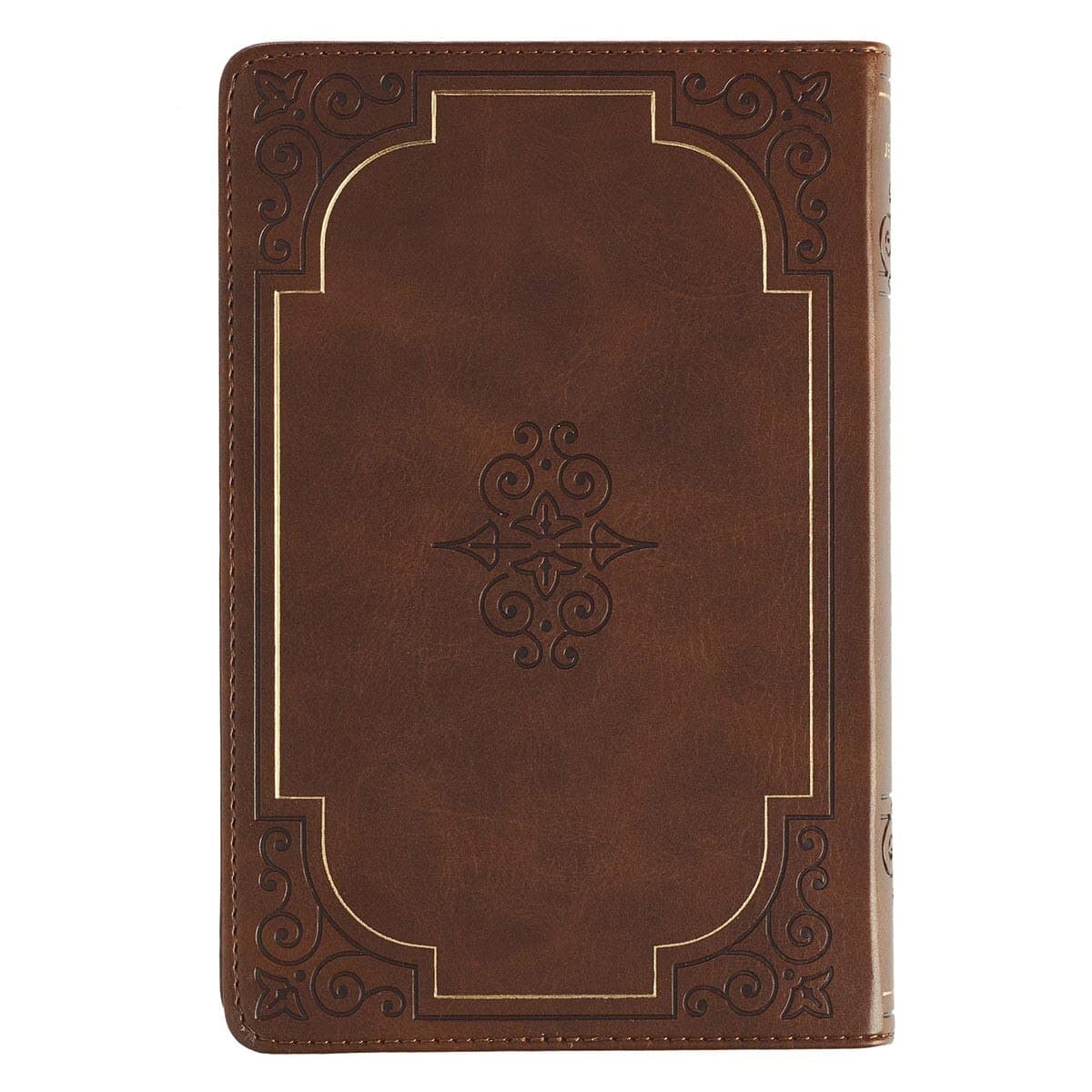 Walking With God Brown Faux Leather Devotional, picture 2