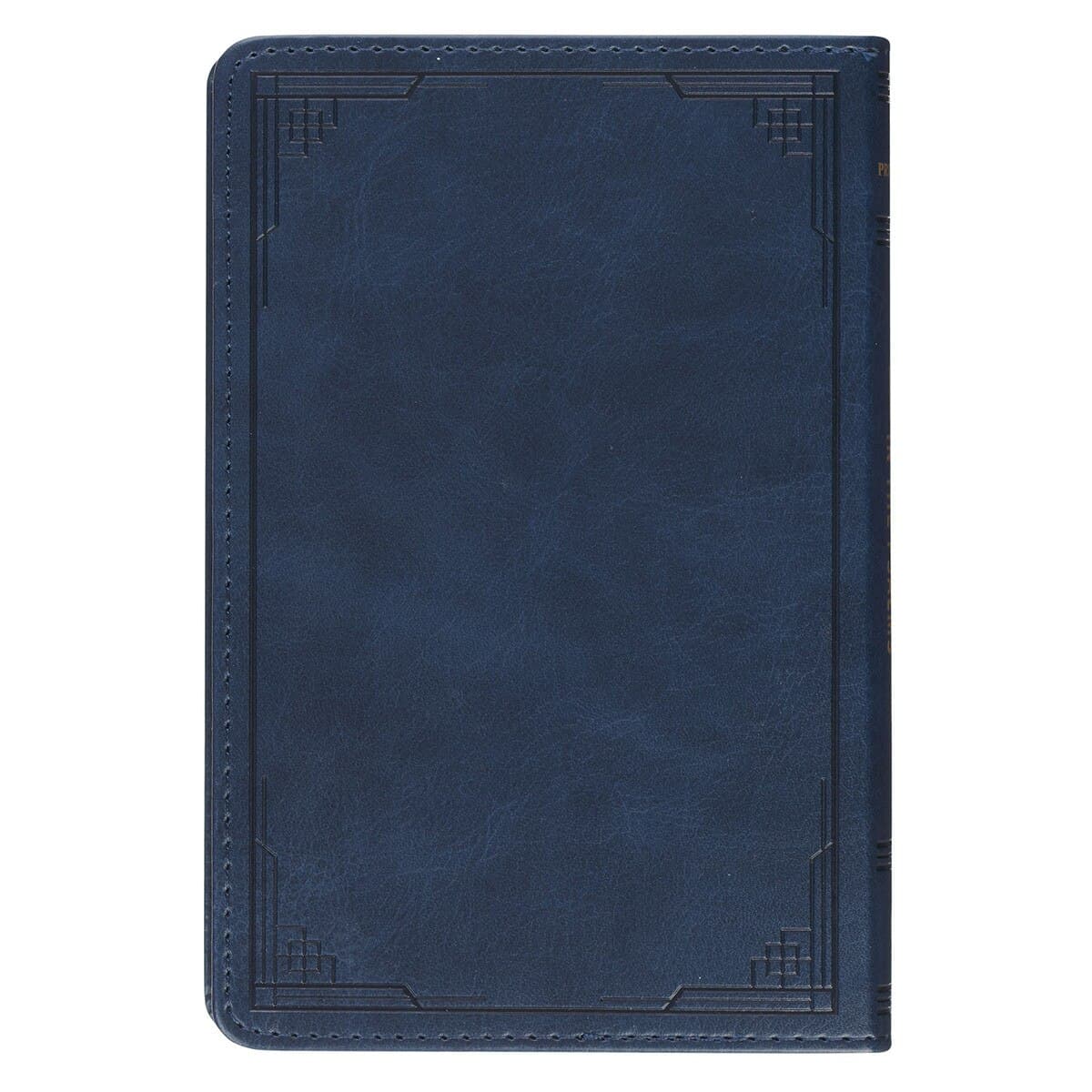 Finding Peace in the Psalms Navy Blue Faux Leather Daily Devotional, picture 2