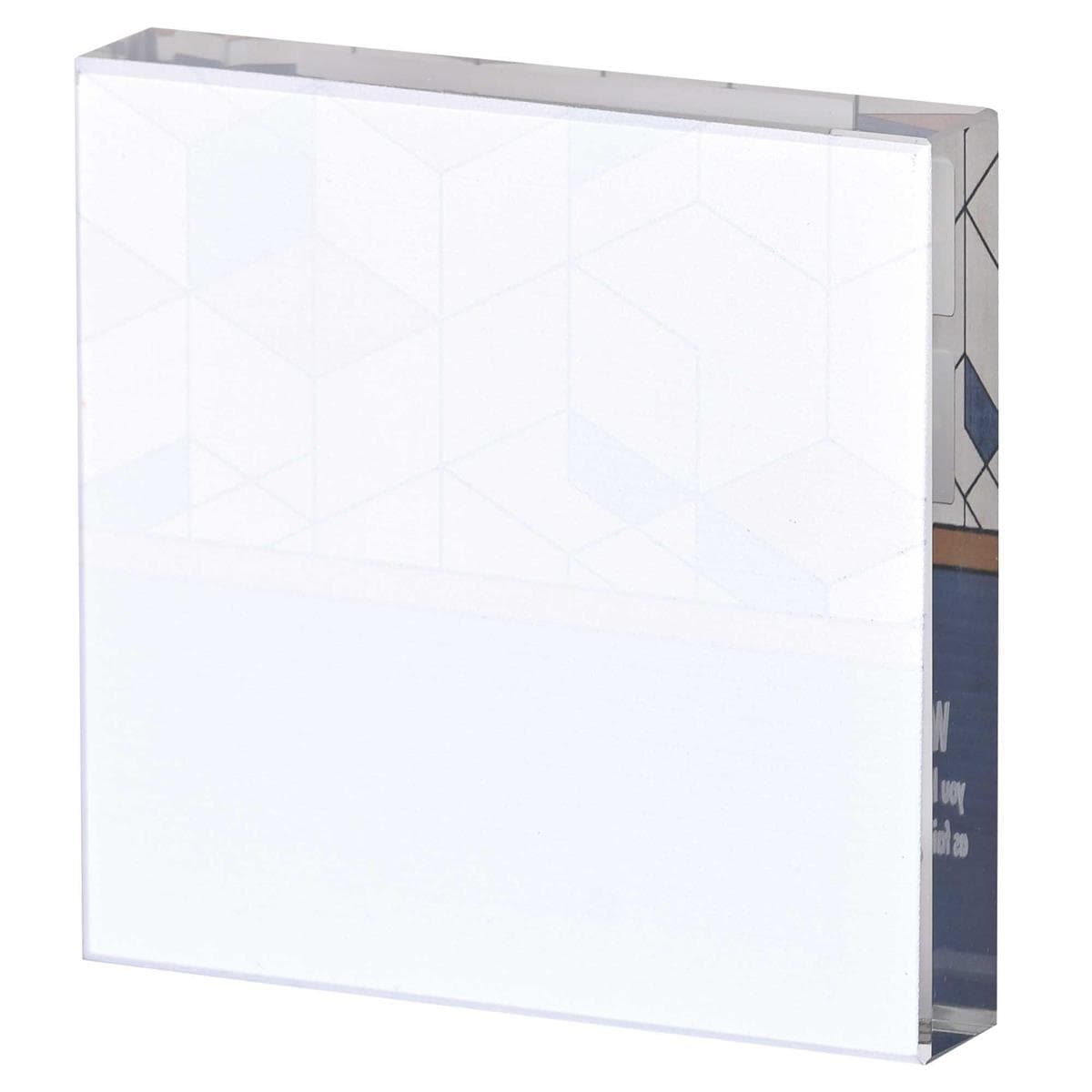 Faithful 3X3 Tabletop Glass Plaque, picture 3
